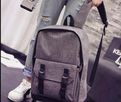 休閑街頭雙肩包男韓版高中女生書包背包2016旅行包