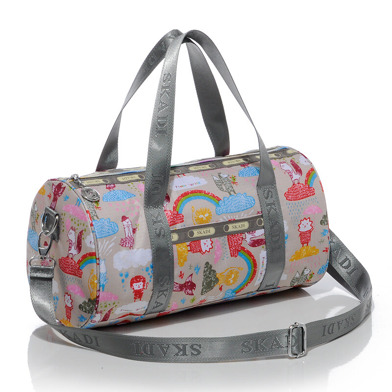 SKADI2016新款韓版斜挎圓桶大旅行包女斜挎包大包潮 閨蜜