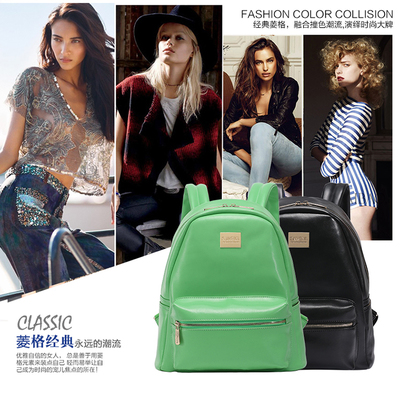 桑雅正品 2014新款真皮雙肩女包 背包潮 商務休閑 電腦包 旅行包_雙肩包批發